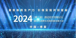 2024通证经济发展论坛暨绿色消费生态高质量发展大会盛大召开，我店平台董事长肖翰成接受主办方采访