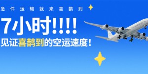 7小时，见证喜鹊到的空运速度！